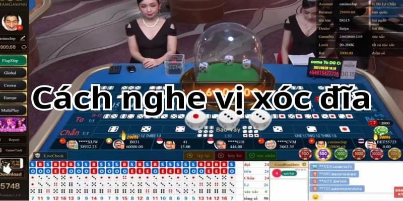 Hướng dẫn chi tiết về cách nghe vị xóc đĩa đơn giản nhất